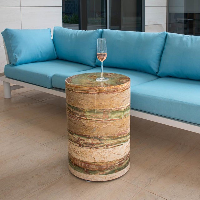 Onyx Marble Coffee Table by Forzini For Sale - Image 9 of 13