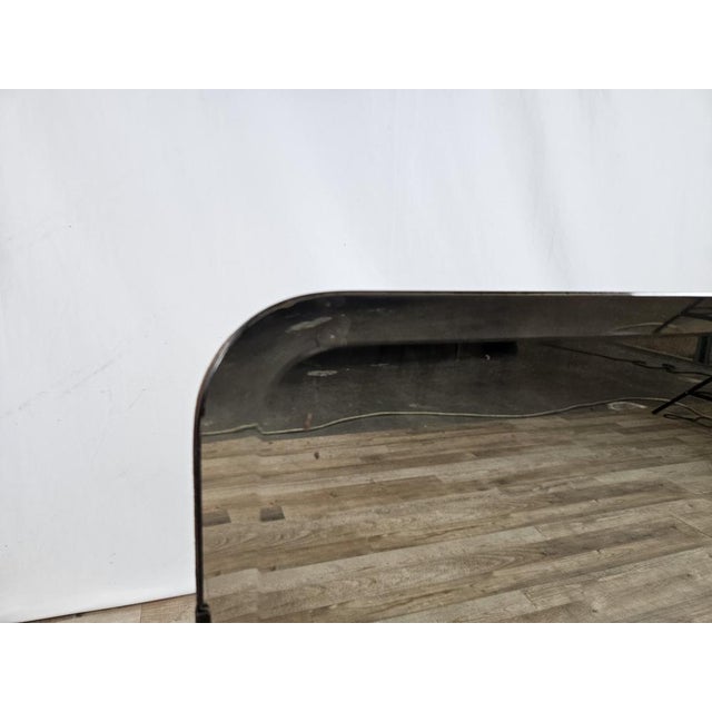 Brown Art Deco Mirror in Walnut, 1930 For Sale - Image 8 of 17