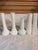 White Group of Misc. Milk Glass Vases For Sale - Image 8 of 8