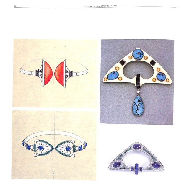 "Les Fouquet: Bijoutiers Joailliers a Paris 1860-1960" 1984 Gary, Marie-Noel De Et Evelyne Posseme For Sale - Image 4 of 11