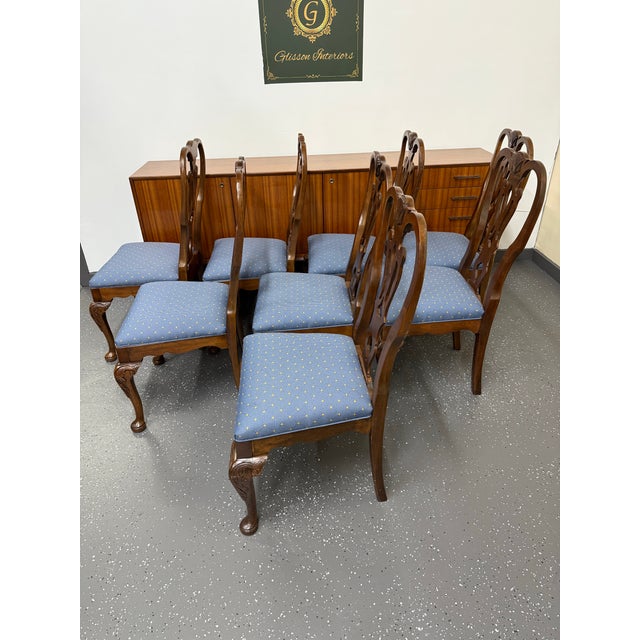 Pennsylvania House Vintage Pennsylvania House Queen Anne Style Dining Chairs (8) For Sale - Image 4 of 10