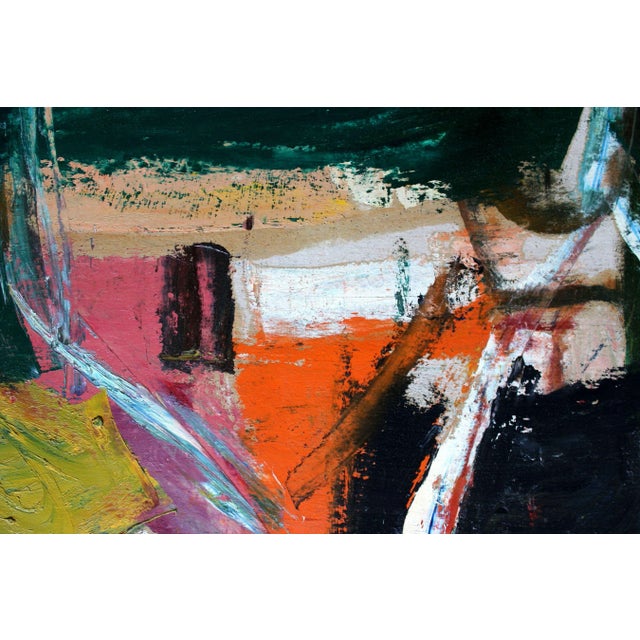 Aleksandr Rodin, Village, Oil on Cardboard For Sale - Image 6 of 11