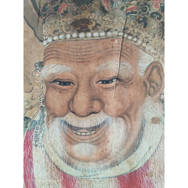 Chinese Artist, Figure, 16th Century, Watercolor For Sale - Image 3 of 9