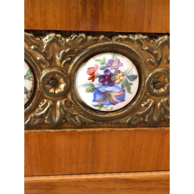 Late 20th Century French Marquetry Commode For Sale - Image 4 of 13