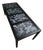 Hand Engraved Sea Life Glass and Metal Coffee Table For Sale