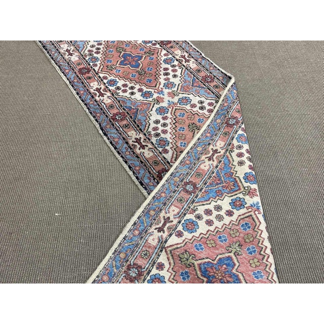 Handmade Iranian Wool Rug For Sale - Image 10 of 12