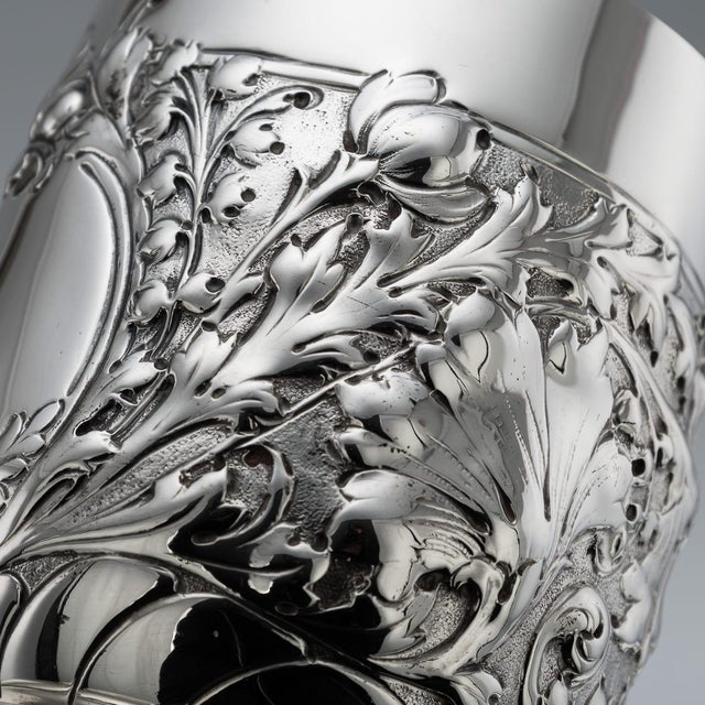 Antique Victorian Silver Mug, Sheffield, 1897 For Sale - Image 14 of 18
