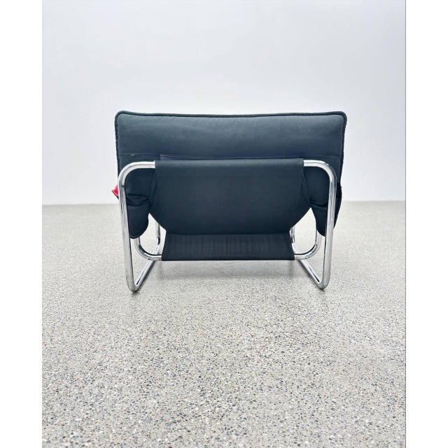 Bauhaus Leather Armchair by Johan Bertil Häggström for Ikea, 1970s For Sale - Image 6 of 8