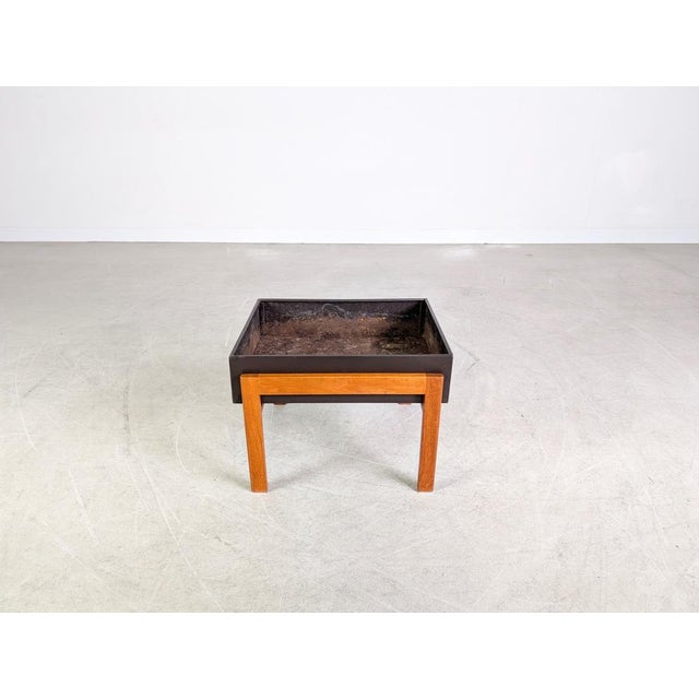 Mid-Century Teak Planter with Stand For Sale - Image 6 of 8