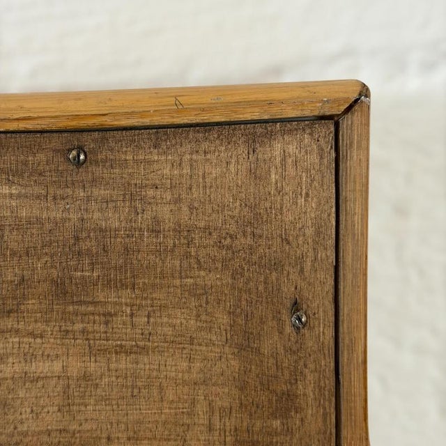 Vintage Italian Bamboo Wall Mirror with Beveled Glass, 1940s For Sale - Image 10 of 12