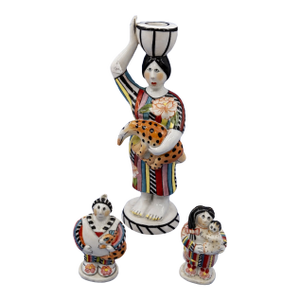 Rare HTF Villeroy & Boch Benedikt and Friends Ipanema Candle Holder, Salt and Pepper Set