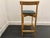 Custom Wood & Leather Upholstered Bar Stool For Sale - Image 4 of 5