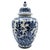 Blue Hand Painted Oud Delft Blue White Lidded Ginger Jar Vase 14.5" Hand Painted Dutch Faience For Sale - Image 8 of 13