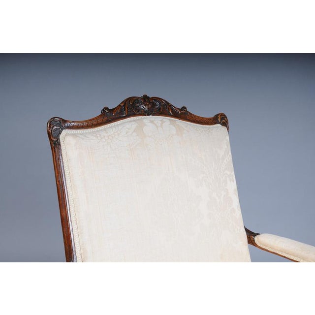 20th Century Louis XV French Oak Armchair For Sale - Image 4 of 18