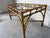 Vintage Dal Vera Italian Rattan & Bamboo Rectangular Dining Table With Glass Top For Sale - Image 12 of 16