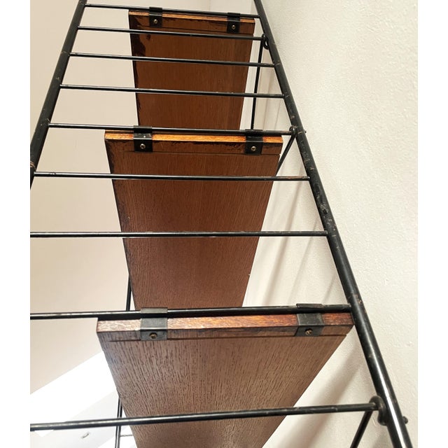 Mid-Century Scandinavian Modern Icon Freestanding Ladder Shelf, 1960s For Sale - Image 13 of 16