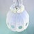 Plastic Farmhouse White Acrylic Modular Hanging Light Small Chandelier, Ukraine, 1970s For Sale - Image 7 of 16