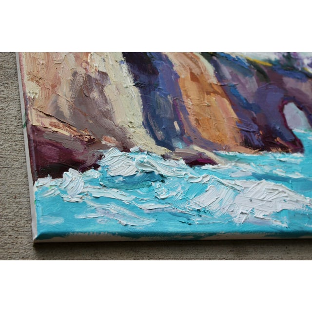 Modern Contemporary Seascape Oil Painting For Sale - Image 4 of 18