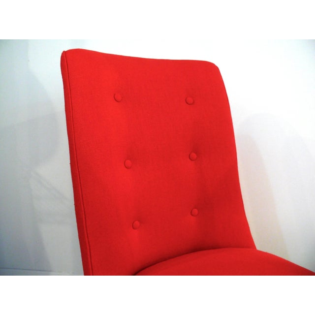 Mid-Century Modern Midcentury Button Back Chairs - A Pair For Sale - Image 3 of 11