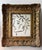 An abstract classical charmer in simple dark gray paint on ivory paper. Signed on recto, with certificate of authenticity...