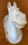 White Antique Cast Iron Horse Head Bust For Sale - Image 8 of 13