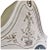 Rare John Widdicomb Bonnet Top Cabinet With Speckled Finish For Sale - Image 9 of 16
