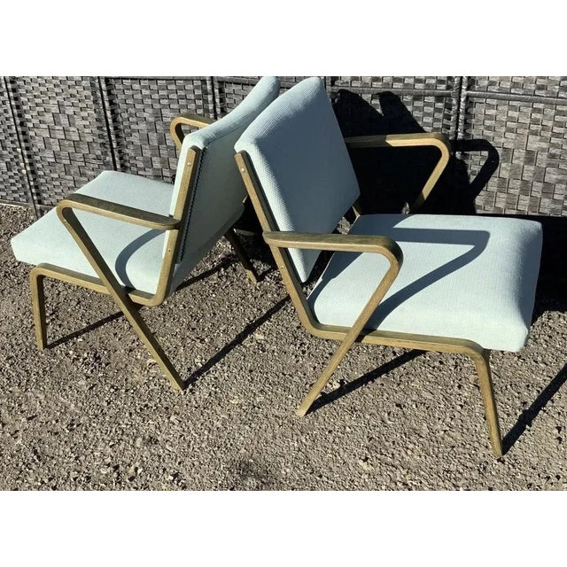 Set of 2 easy chairs designed by architect Selman Selmanagic in 1957 for the East German manufacturer VEB Deutsche...