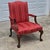 English 1990s Hickory Chair Chippendale Carved Mahogony Gainsborough Library Arm Chair Claw & Ball Feet For Sale - Image 3 of 17
