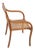 Bent Plywood and Cane Arm Chair Circa 1970's After Thonet For Sale - Image 9 of 12