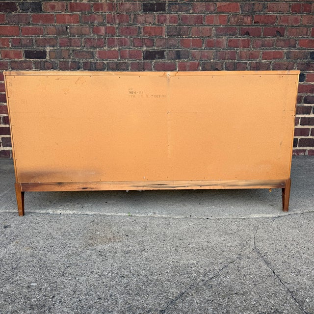 Lane Rhythm Walnut Lowboy Dresser Mid Century Modern For Sale - Image 11 of 12
