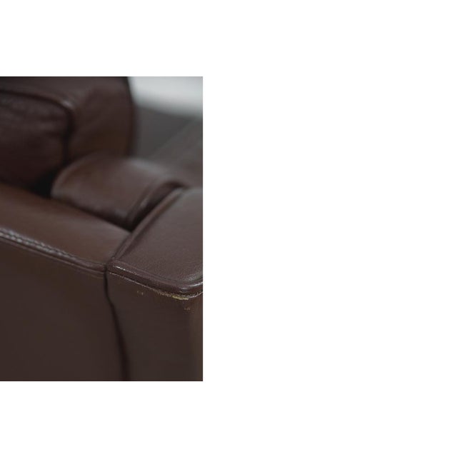 Set of Vintage Scandinavian Leather Sofas, 1970s For Sale - Image 12 of 18