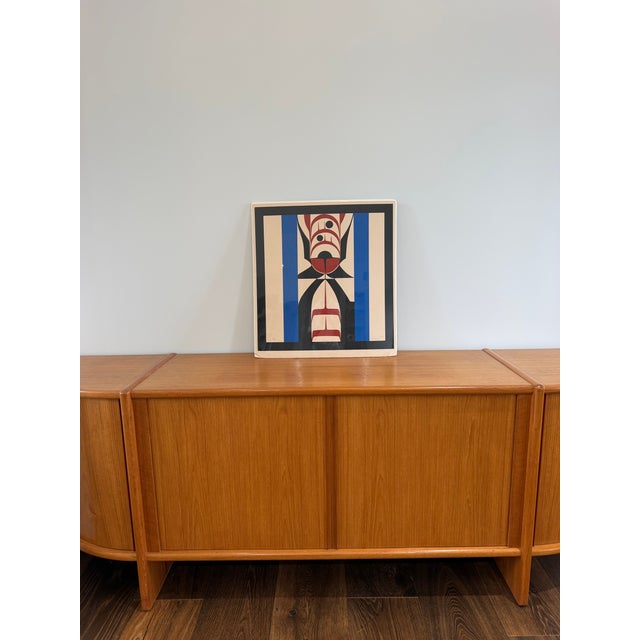 A striking limited edition silkscreen print titled "Canoe" by acclaimed Kwakwaka'wakw artist Doug Cranmer (1927–2006), one...