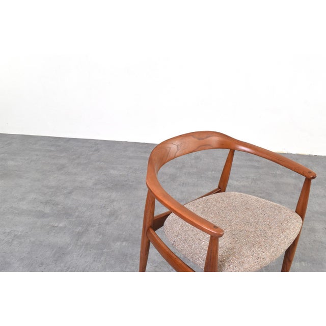 Mid-Century Modern Danish Armchair by Illum Wikkelsø for Niels Eilersen, 1960s For Sale - Image 12 of 13