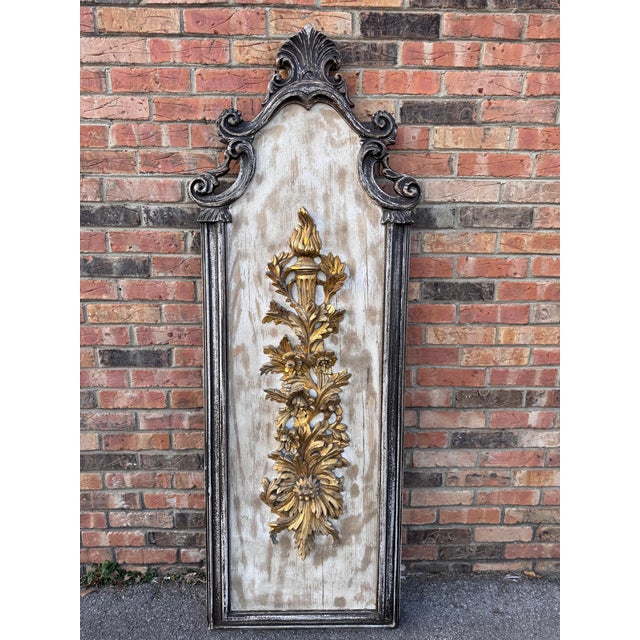 Wood Pair of Antique Italian Carved Wall Panels For Sale - Image 7 of 10