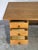 In Style of Henning Kjærnulf Oak Executive Desk With 6 Drawers Open Bookshelf Denmark Mid-Century Modern 1960s For Sale - Image 11 of 13