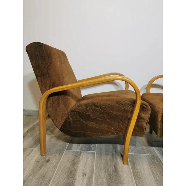 Set of Armchairs by K. Kozelka & A. Kropacek For Sale - Image 9 of 18
