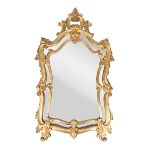 Antique 19th Century French Louis XV Style Giltwood Mirror