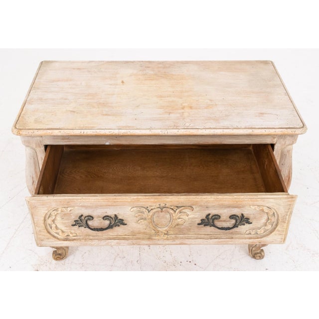 French Provincial Style Bombe Two Drawer Chest For Sale In New York - Image 6 of 7