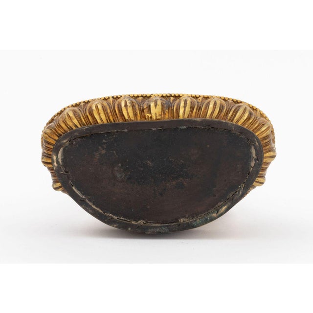 Tibetan Amitabha Gilt Bronze Sculpture For Sale - Image 9 of 9