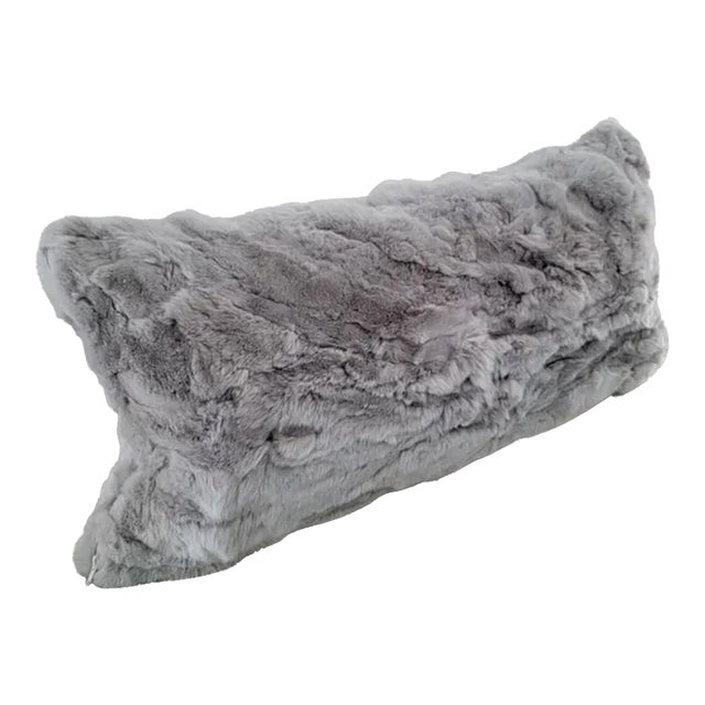 Barneys New York Rabbit Fur Pillow For Sale