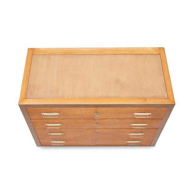 1930s Rationalist Maple Chest of Drawers, 1930s For Sale - Image 5 of 16