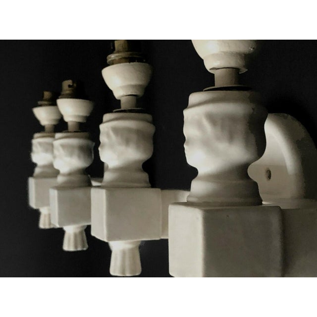 Mid-Century Modern Anthropomorphic Wall Lamps in the style of Georges Jouve, France, 1950s, Set of 2 For Sale - Image 3 of 6