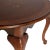 Wood Grace Oval 4 Legs Coffee Table, Medium Brown For Sale - Image 7 of 9