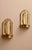 Mid-Century Arts and Crafts Swedish Brass Sconces, Set of 2 For Sale - Image 10 of 10