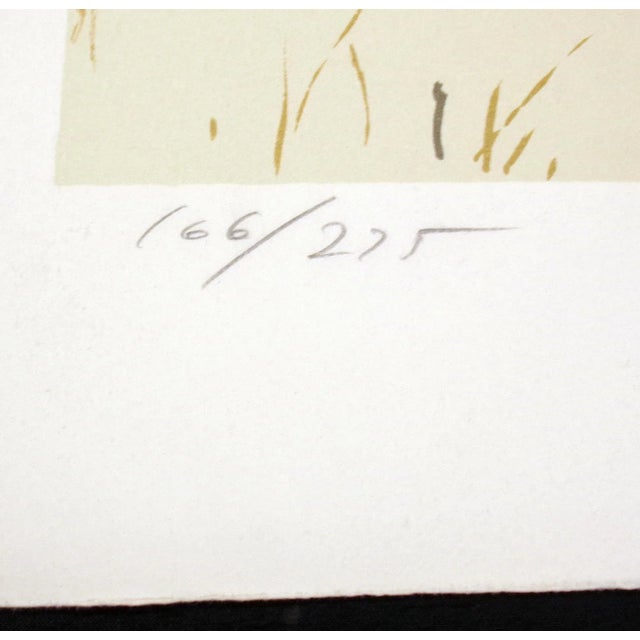 1980s 1980s Adolf Sehring "Snowdrift" Hand Signed Fine Art Lithograph For Sale - Image 5 of 6