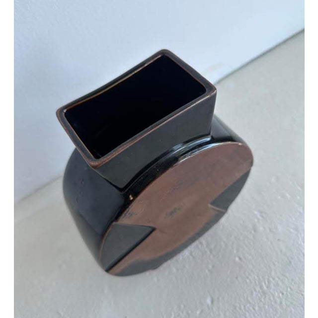 Mid-Century Modern 1960s Flash Circle Vase by Margareta Hennix For Sale - Image 3 of 6
