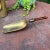 Late 19th Century Late 19th Century Standing Victorian Brass and Wooden Scoop For Sale - Image 5 of 5