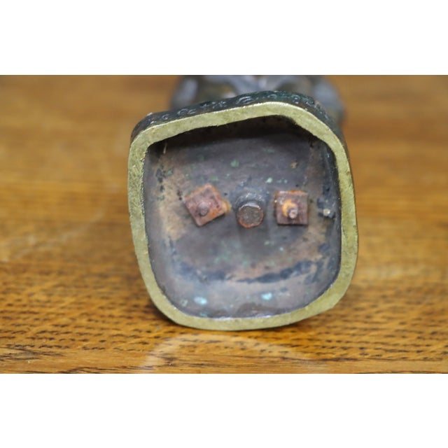 Bronze “Petite Courage” Boy by Giuseppe M. Piccole For Sale - Image 9 of 10