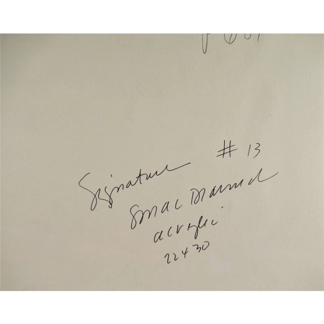 Sandra Phipps MacDiarmid, Signature #XIII, Circa 1990 For Sale - Image 4 of 5