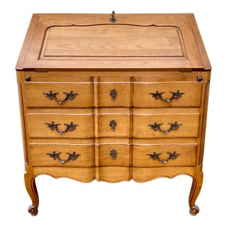 Louis XV Style Slant-Front Writing Desk, 1970s For Sale